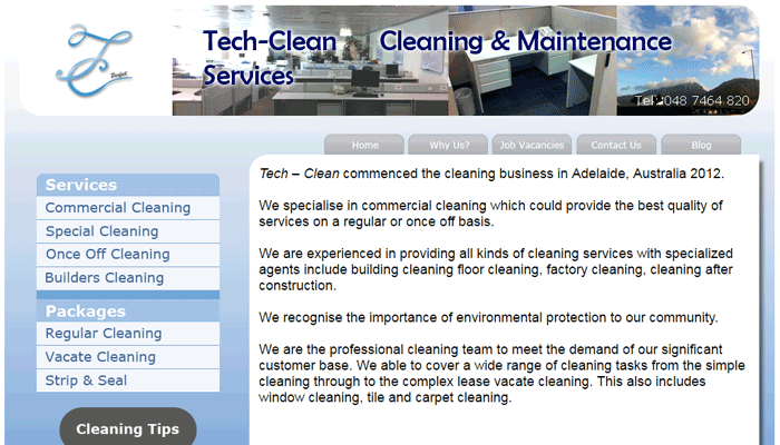 Tech-Clean Cleaning & Maintenance Services